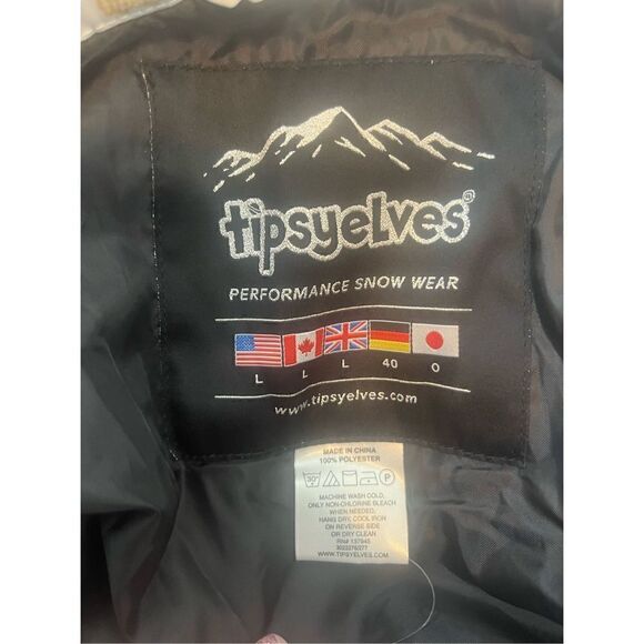 🌈 Tipsy Elves Men’s Sunrise Shredder Ski Suit NEW - Picture 12 of 14